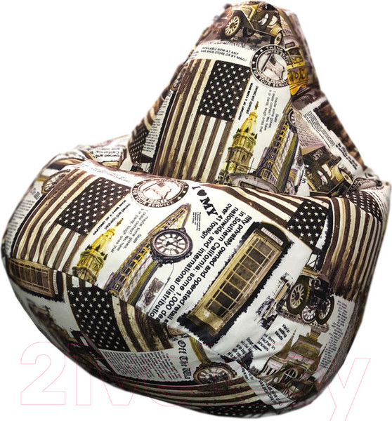 Изображение товара Бескаркасное кресло Flagman Груша Мега XXXL Г3.5-145 (Traffic 4)