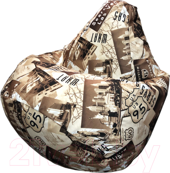 Изображение товара Бескаркасное кресло Flagman Груша Мега XXXL Г3.5-146 (Las Vegas)