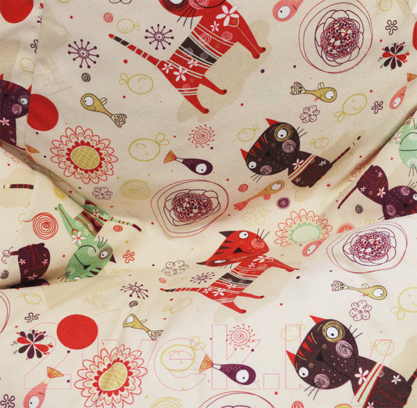 Изображение товара Бескаркасное кресло Flagman Груша Мега XXXL Г3.5-156 (Сats 01, бежевый)