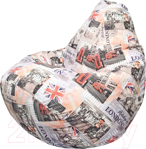 Изображение товара Бескаркасное кресло Flagman Груша Мега XXXL Г3.5-166 (Soho 01)