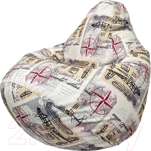 Изображение товара Бескаркасное кресло Flagman Груша Мега XXXL Г3.5-169 (Aircraft)