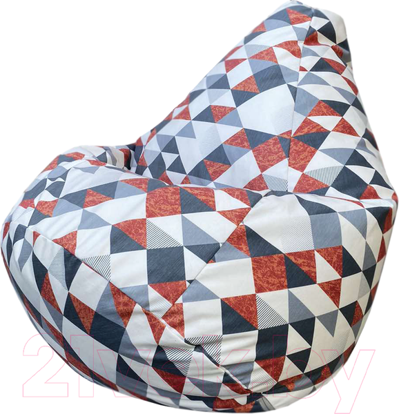 Изображение товара Бескаркасное кресло Flagman Груша Мега XXXL Г3.5-176 (ZigZag Blooks 103)