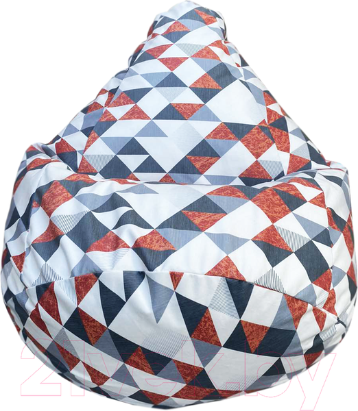 Изображение товара Бескаркасное кресло Flagman Груша Мега XXXL Г3.5-176 (ZigZag Blooks 103)