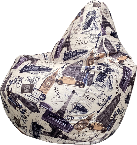 Изображение товара Бескаркасное кресло Flagman Груша Мега XXXL Г3.5-178 (Big Ben Latte)