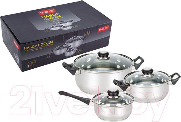 Изображение товара Набор кухонной посуды Mallony Baks-Set / 981055