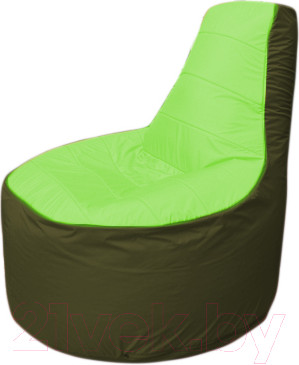 Изображение товара Бескаркасное кресло Flagman Трон Т1.1-0711 (салатовый/темно-оливковый)
