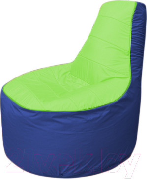 Изображение товара Бескаркасное кресло Flagman Трон Т1.1-0714 (салатовый/синий)