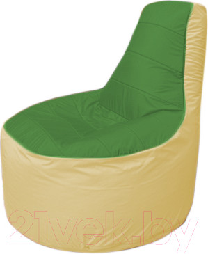 Изображение товара Бескаркасное кресло Flagman Трон Т1.1-0820 (зеленый/бежевый)
