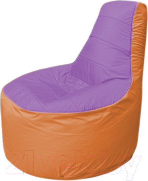 Изображение товара Бескаркасное кресло Flagman Трон Т1.1-1705 (сиреневый/оранжевый)