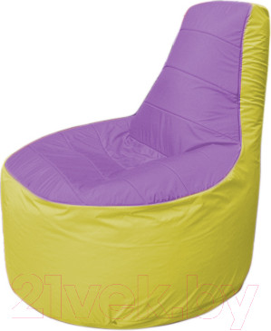 Изображение товара Бескаркасное кресло Flagman Трон Т1.1-1706 (сиреневый/желтый)