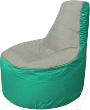 Изображение товара Бескаркасное кресло Flagman Трон Т1.1-2212 (серый/бирюзовый)