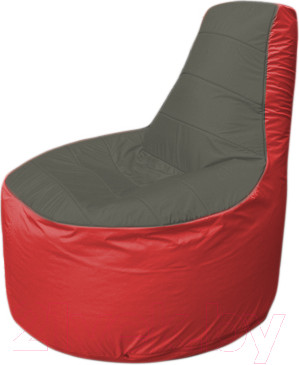 Изображение товара Бескаркасное кресло Flagman Трон Т1.1-2302 (темно-серый/красный)