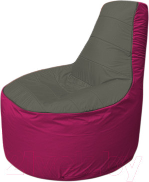 Изображение товара Бескаркасное кресло Flagman Трон Т1.1-2304 (темно-серый/фуксия)
