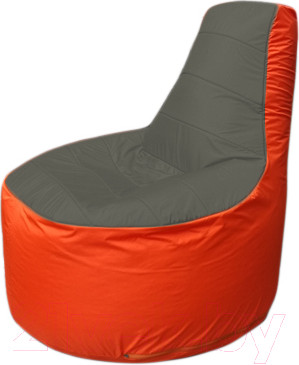 Изображение товара Бескаркасное кресло Flagman Трон Т1.1-2305 (темно-серый/оранжевый)