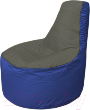 Изображение товара Бескаркасное кресло Flagman Трон Т1.1-2314 (темно-серый/синий)