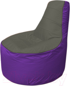 Изображение товара Бескаркасное кресло Flagman Трон Т1.1-2318 (темно-серый/фиолетовый)