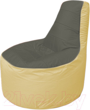 Изображение товара Бескаркасное кресло Flagman Трон Т1.1-2320 (темно-серый/бежевый)