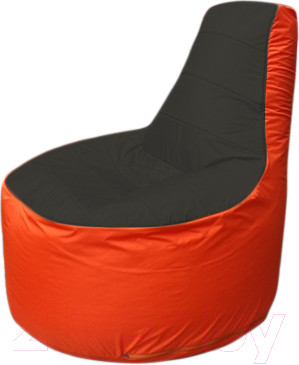 Изображение товара Бескаркасное кресло Flagman Трон Т1.1-2405 (черный/оранжевый)
