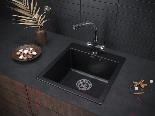 Изображение товара Мойка кухонная Paulmark PM105152-BLM