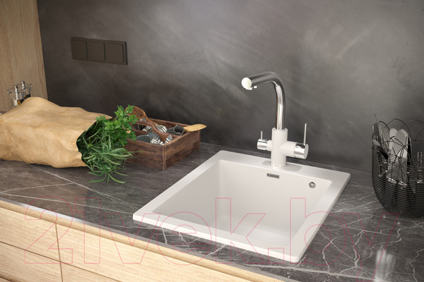 Изображение товара Мойка кухонная Paulmark PM105152-WH