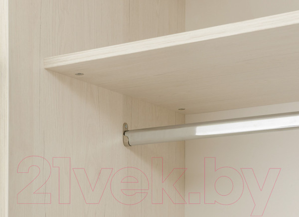 Изображение товара Шкаф-купе Рэйгрупп B 160 BBB Bromo РГ-10.02 (дуб бордо лайт/белый матовый)