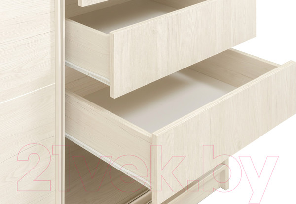 Изображение товара Шкаф-купе Рэйгрупп B 120 BBB Bromo РГ-12.02 (дуб бордо лайт/белый матовый)