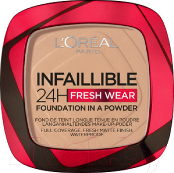 Изображение товара Пудра компактная L'Oreal Paris Infaillible 24h Fresh Wear тон 120  (9г)