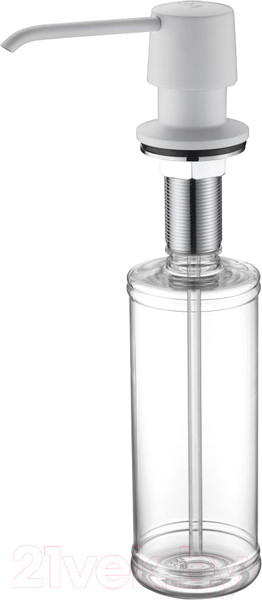 Изображение товара Дозатор встраиваемый в мойку Paulmark Sauber D001-431 (белый матовый)