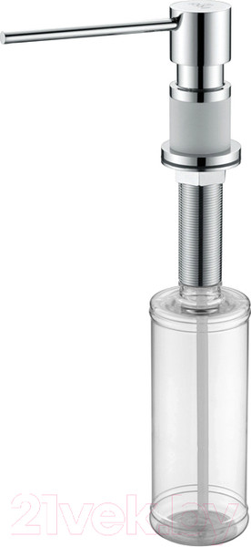 Изображение товара Дозатор встраиваемый в мойку Paulmark Kraft D003-431 (белый матовый)