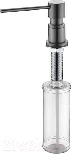 Изображение товара Дозатор встраиваемый в мойку Paulmark Kraft D003-GM (вороненая сталь)