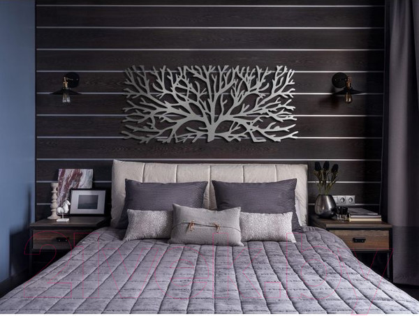 Изображение товара Декор настенный Arthata Крона большого дерева 40x80-V / 105-1 (белый)