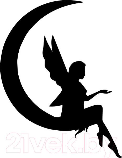 Изображение товара Декор настенный Arthata Фея 50x70-B / 010-1 (черный)