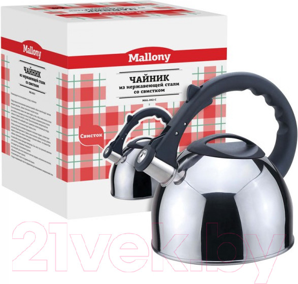 Изображение товара Чайник со свистком Mallony MAL-042-С / 910087