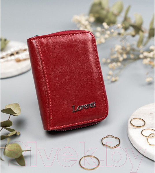 Изображение товара Портмоне Cedar Lorenti 5157-BPR-RFID (красный)