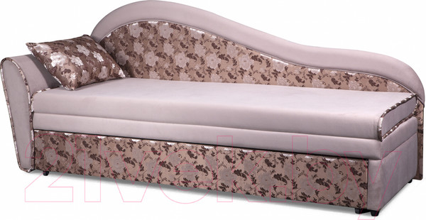 Изображение товара Тахта Анмикс Вика левый (велюр Velutto 08/жаккард Kamelia 01)