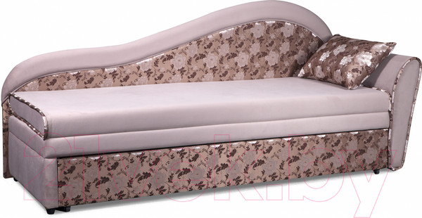 Изображение товара Тахта Анмикс Вика правый (велюр Velutto 08/жаккард Kamelia 01)