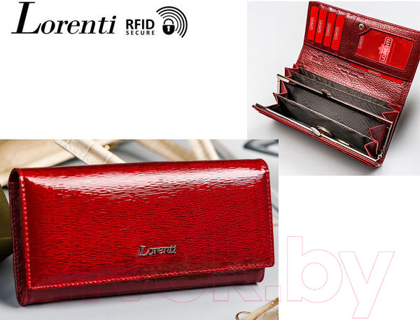 Изображение товара Портмоне Cedar Lorenti 72401-SH Napis (красный)