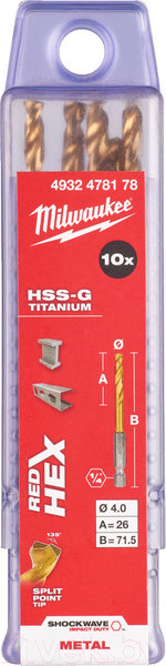 Изображение товара Набор сверл Milwaukee 4932478179