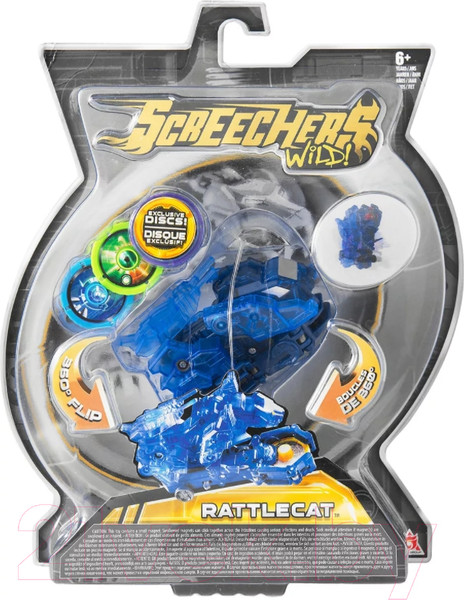 Изображение товара Игрушка-трансформер Screechers Дикие Скричеры. Рэттлкэт / 34823