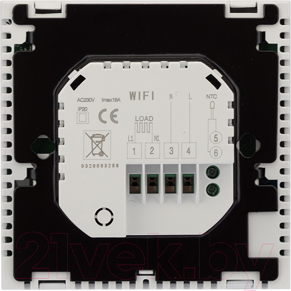 Изображение товара Терморегулятор для теплого пола Rexant 51-0590 Wi-Fi (белый)