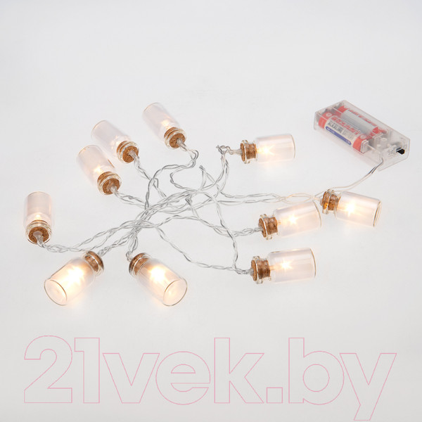 Изображение товара Светодиодная гирлянда Neon-Night Баночки 303-096 (теплый белый)