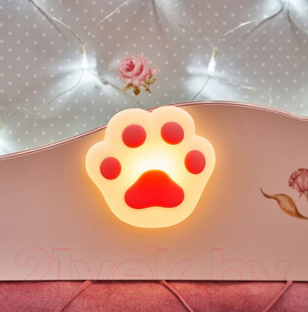 Изображение товара Ночник Neon-Night Кошачья лапа 503-005 (розовый)