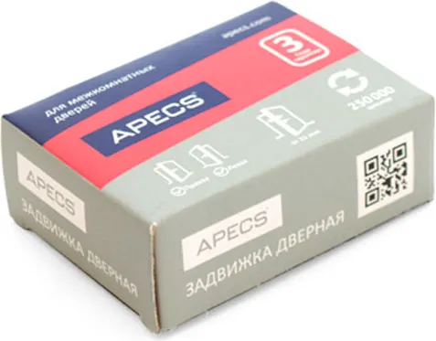 Изображение товара Задвижка врезная Apecs L-0126-AB (бронза)