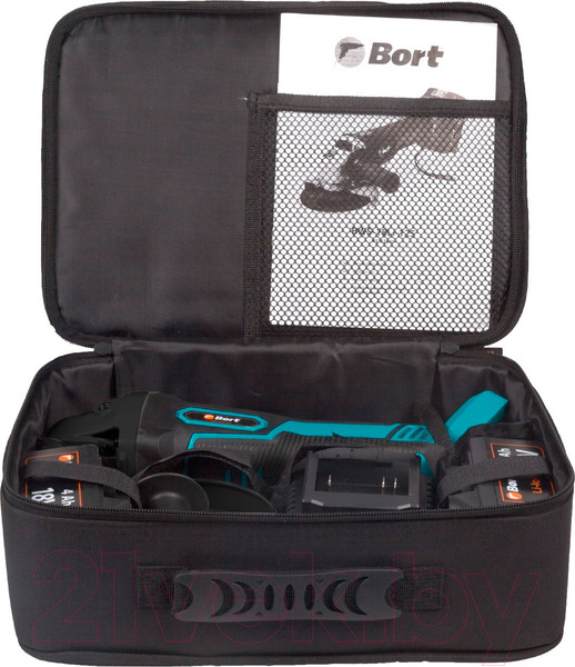 Изображение товара Угловая шлифовальная машина Bort BWS-18Li-125 (93722340)