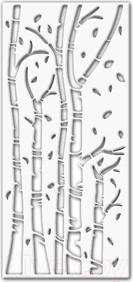 Изображение товара Декор настенный Arthata Березки 25x50-V / 111-1 (черный)