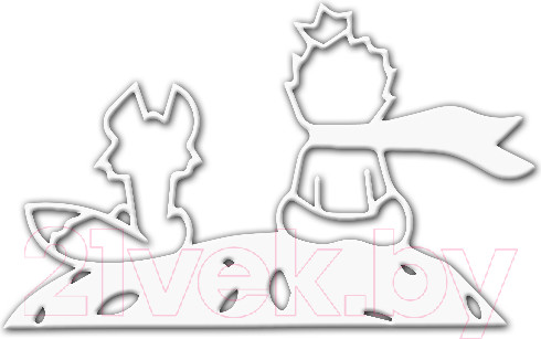 Изображение товара Декор настенный Arthata В детскую 25x50-V / 114-1 (белый)