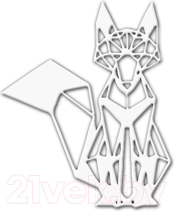 Изображение товара Декор настенный Arthata Лисенок 30x40-V / 115-1 (белый)