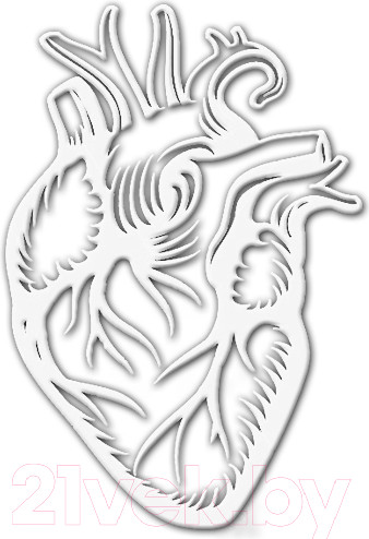 Изображение товара Декор настенный Arthata Мотор жизни 60x80-V / 116-1 (белый)