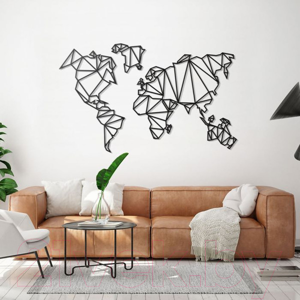 Изображение товара Декор настенный Arthata Кругосветка 170x280-B / 118-6 (черный)