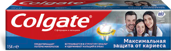 Изображение товара Зубная паста Colgate Максимальная защита от кариеса. Свежая мята (100мл)